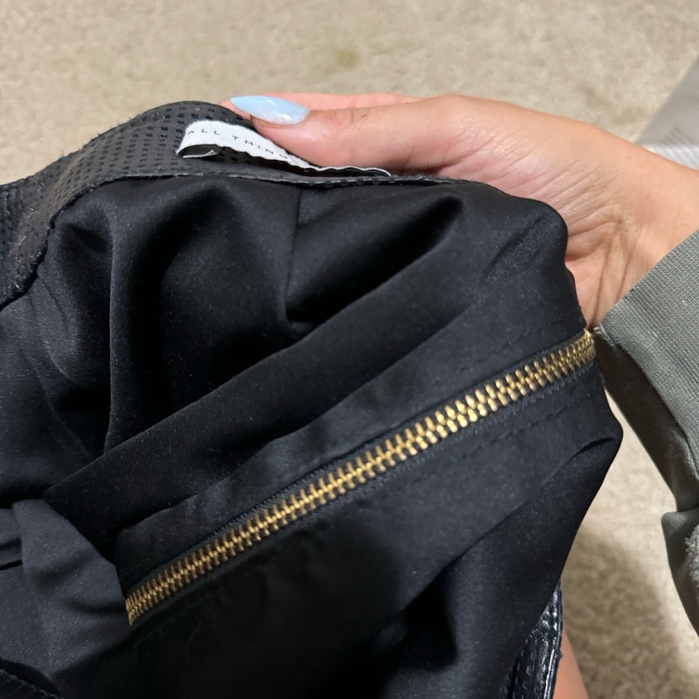 Leather mini skirt- All Things Golden - Picture 3 of 9